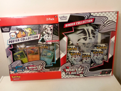 Pokemon Scarlet & Violet Black Bolt White Flare 2-Pack Poster Binder Box NEW! - Image 1