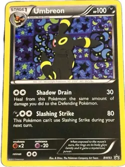 Umbreon BW93 Black & White 💥 Non played M/NM 💥 FOIL/ HOLO. VHTF - Image 1