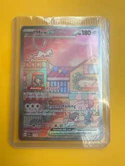 Mew ex SVP 053 Pokemon TCG Scarlet Violet 151 Black Star Promo Full Art SEALED - Image 1