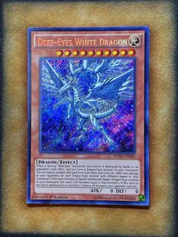 Yugioh Deep-Eyes White Dragon MVP1-ENS05 Secret Rare 1st Ed NM - Image 1