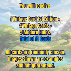 Vintage Pokemon Cards Pack – 1st Edition or Shadowless - 1999 WOTC - Old Cards! - Image 2