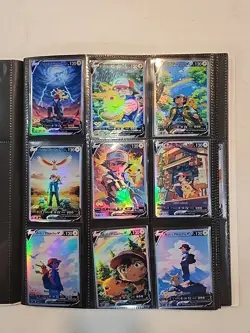 Lot of 63 Custom holo fanart mixed V Pokemon Trading Card Sleeved & Top Loaded! - Image 1