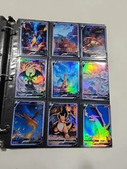 Lot of 63 Custom holo fanart mixed V Pokemon Trading Card Sleeved & Top Loaded! - Image 3