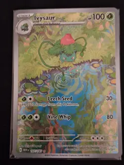 Ivysaur Scarlet Violet-151 Holo Card 167/165 IR English MINT ☆☆ - Image 3
