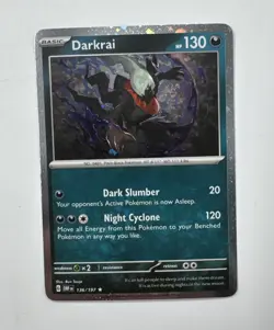 Pokemon TCG Darkrai 136/197 Obsidian Flames Cosmos Holo Rare NM Card Promo - Image 1
