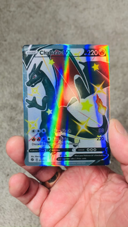 Charizard V HP220 Claw Slash #079/073 Holo Fan Art Display Card NM! - Image 2