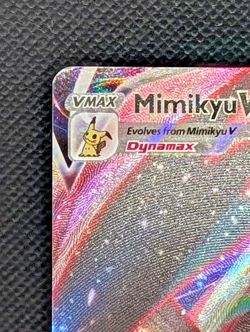 Pokemon Cards Mimikyu VMAX 069/172 Brilliant Stars Holo VMAX Rare NM - Image 3