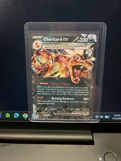 Charizard EX NM 54/91 Near Mint Pokemon TCG Paldean Fates English Card - Image 1