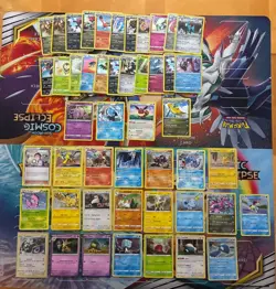 Pokemon Card Lot Cosmos Holo Fire Entei Raikou Blastoise Dragonite 47 Cards - Image 1
