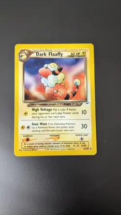 Dark Flaaffy 34/105 Unlimited Neo Destiny Pokemon TCG Uncommon English 754 - Image 1