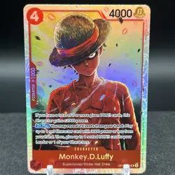 Monkey.D.Luffy OP12-015 SR Foil Legacy of Master One Piece Card - Image 1
