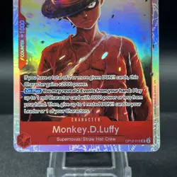 Monkey.D.Luffy OP12-015 SR Foil Legacy of Master One Piece Card - Image 2