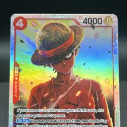 Monkey.D.Luffy OP12-015 SR Foil Legacy of Master One Piece Card - Image 3