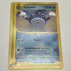 Pokemon Poliwhirl Expedition Base Set Card 089/165 Regular NM - Image 2
