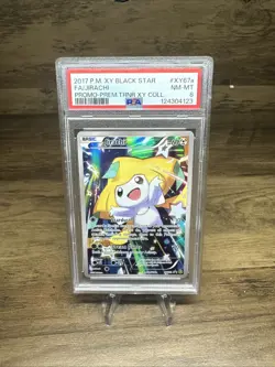 2017 POKEMON XY PROMO PREM TRAINER XY COLLECTION FULL ART/JIRACHI PSA 8 - Image 1