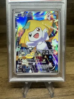 2017 POKEMON XY PROMO PREM TRAINER XY COLLECTION FULL ART/JIRACHI PSA 8 - Image 3