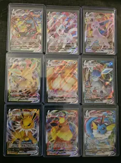 Eeveelution Vmax 9 Card Complete Set Pokemon Evolving Skies NM Umbreon Eevee - Image 1