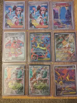 Pokemon 9 Card Lot Ex/Full Art - Image 1