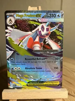 Pokemon Mega Froslass EX 047/217 ascended heroes EX 310 HP Holo English Card - Image 1