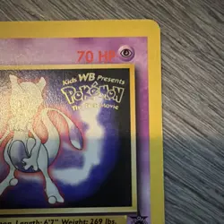 Pokemon Mewtwo 03/53 Movie Promo 70 Hp English Individual Card - Image 2