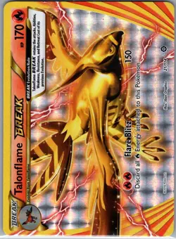 Talonflame BREAK 21/114 XY - Steam Siege - Pokemon Card - NM - Image 1