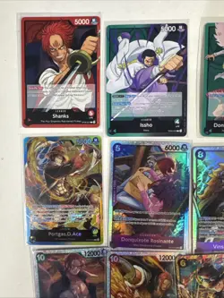 One Piece Card Lot (SR,SEC, L) 34 Cards - Image 2