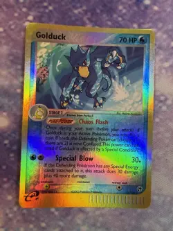 Golduck 17/100 EX Sandstorm Reverse Holo Rare NM Pokemon Card - Image 1
