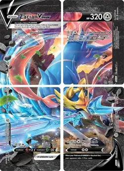 Zacian V-UNION [Set of 4] - Holofoi SWSH - Sword & Shield Promo Cards NM Pokemon - Image 1