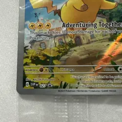 Pokemon Pikachu Holo Promo SVP: Scarlet & Violet 027 Card The Pokemon Company - Image 5