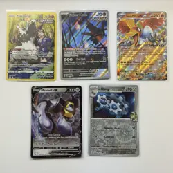 Pokemon Card Lot (5 Cards) - Vintage Modern Hyper Ultra IR SIR Reverse Holo Rare - Image 1