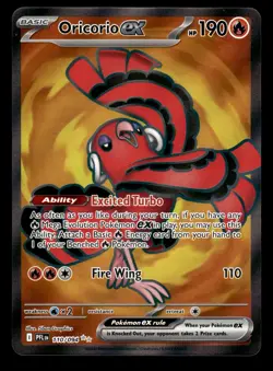 Oricorio ex 110/094 Ultra Rare Phantasmal Flames Pokemon Card - Image 1