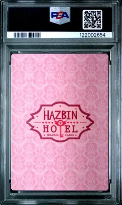 2025 HAZBIN HOTEL TRADING CARDS PROMO CRACKED ICE NIFFTY THE ADAM SLAYER PSA 10 - Image 2