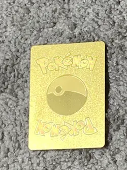 Charizard VMax HP330 Claw Slash Gold Foil Fan Art Collector Card - Image 3