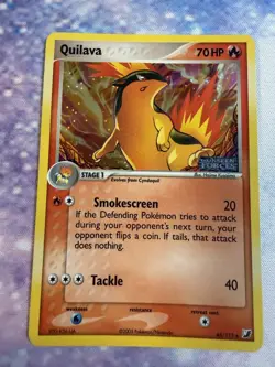 Quilava 45/115 EX Unseen Forces Stamped Reverse Holo Uncommon NM Pokemon Card - Image 1