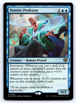 Pensive Professor FOIL - Secrets of Strixhaven - MTG - Image 1