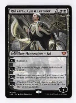 Ral Zarek, Guest Lecturer 0097 (M) MTG Secrets of Strixhaven (SOS) - Image 1