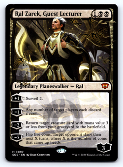 Ral Zarek, Guest Lecturer Planeswalker - Secrets of Strixhaven - MTG - Image 1