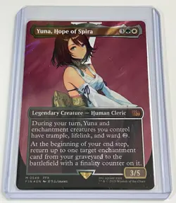 Yuna, Hope of Spira (Surge Foil/Borderless) Universes Beyond: Final Fantasy MTG - Image 5