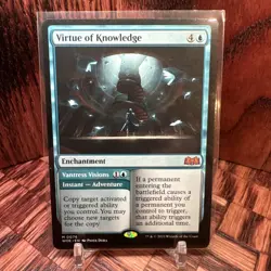 Virtue of Knowledge - Wilds of Eldraine (WOE) - EN M 0076 - Image 1