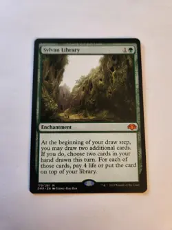 MTG Sylvan Library -(Dominaria Remastered) - Image 1