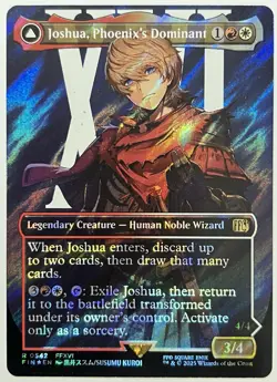 MTG Final Fantasy Surge Foil lot of 4 ~ Joshua Phoenix, Seifer, Vaan & Zenos - Image 2