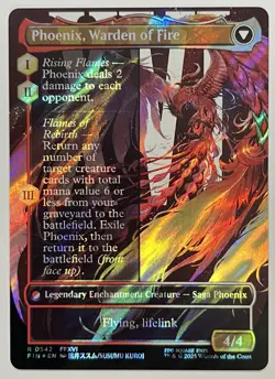 MTG Final Fantasy Surge Foil lot of 4 ~ Joshua Phoenix, Seifer, Vaan & Zenos - Image 3