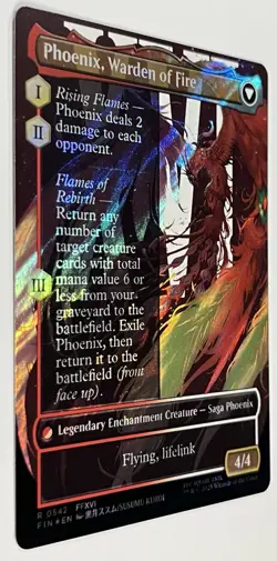 MTG Final Fantasy Surge Foil lot of 4 ~ Joshua Phoenix, Seifer, Vaan & Zenos - Image 5