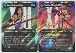 MTG Final Fantasy Surge Foil lot of 2 ~ Fang, Fearless & Vanille, Cheerful I'Cie - Image 1