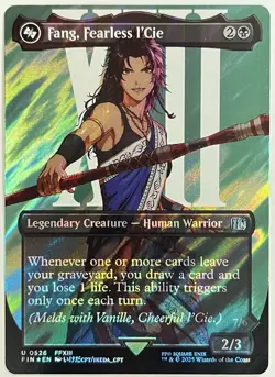 MTG Final Fantasy Surge Foil lot of 2 ~ Fang, Fearless & Vanille, Cheerful I'Cie - Image 2