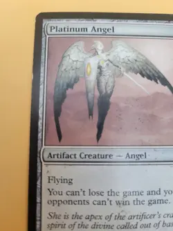 MTG Platinum Angel M11 213/249 Damaged - Image 4