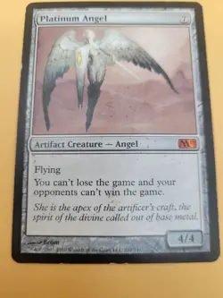 MTG Platinum Angel M11 213/249 Damaged - Image 5