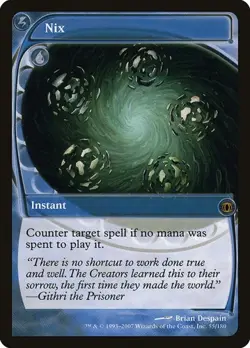 Nix - Foil Future Sight MP MTG - Image 1