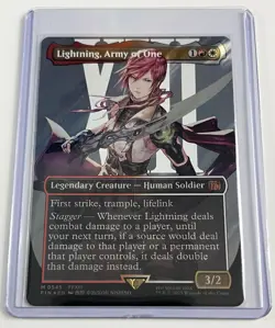Lightning, Army of One Surge Foil/Borderless Universes Beyond: Final Fantasy MTG - Image 5