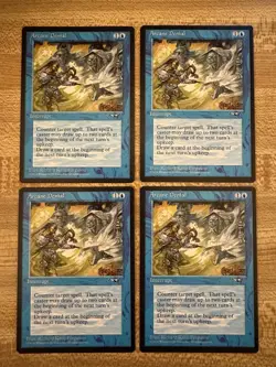 4x Arcane Denial Playset (Sword) Alliances Magic The Gathering NM/MT - Image 1